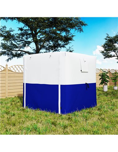 Outsunny 2 x 2m Pop-Up Gazebo, with Accessories - Dark Blue