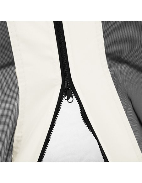 Outsunny 302 x 207cm Universal Replacement Mesh Sidewall Netting for Gazebos and Canopy Tents, (Sidewall Only) White - pic 119438 | FastDaddyshop