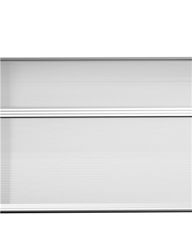 Outsunny Front Door Canopy, Outdoor Awning, 200 x 96cm Rain Shelter for Window, Porch and Front/Back Door, Clear