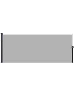 Outsunny Retractable Side Awning, Outdoor Privacy Screen for Garden, Hot Tub, Balcony, Terrace, Pool, 400 x 180cm, Light Grey