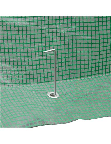 Outsunny Pop-up Small Greenhouse, Outdoor Walk-in Tomato Greenhouse with Carrying Bag, PE Cover, Steel Frame, Green, 2.4L x 1.8W