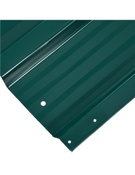 Outsunny Corrugated Roofing Sheets, Pack of 24, Galvanised Metal Roofing Sheets for Greenhouse, Garage, Storage Shed, Carport, 1 - pic 119755 | FastDaddyshop