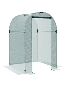 Outsunny 120 x 120cm Mini Polytunnel Greenhouse