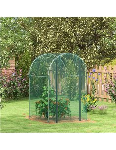 Outsunny 120 x 120cm Mini Polytunnel Greenhouse 2