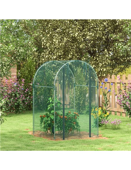 Outsunny 120 x 120cm Mini Polytunnel Greenhouse - pic 119758 | FastDaddyshop