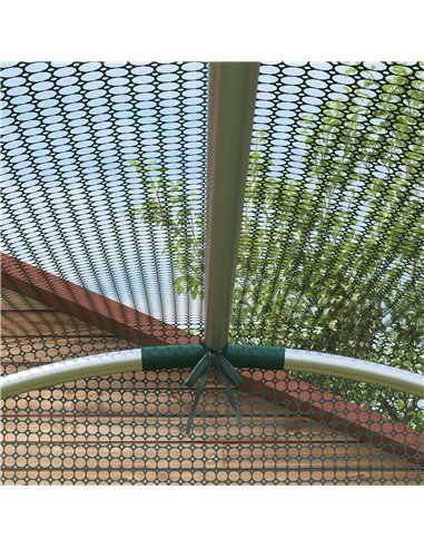 Outsunny 120 x 120cm Mini Polytunnel Greenhouse
