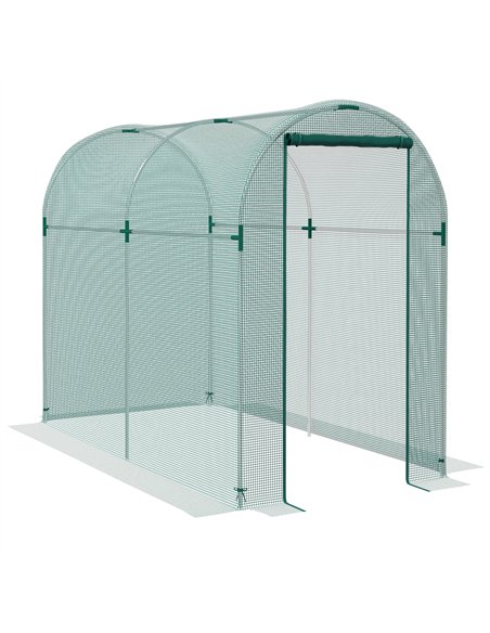Outsunny 240 x 120cm Mini Polytunnel Greenhouse - pic 119784 | FastDaddyshop