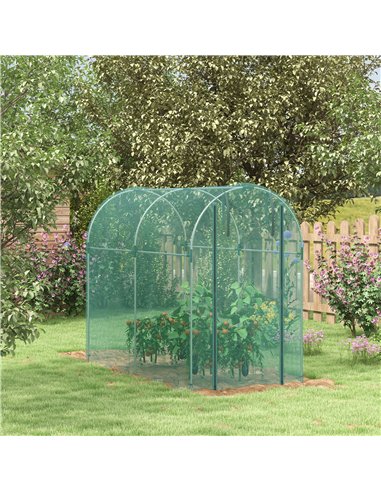 Outsunny 240 x 120cm Mini Polytunnel Greenhouse