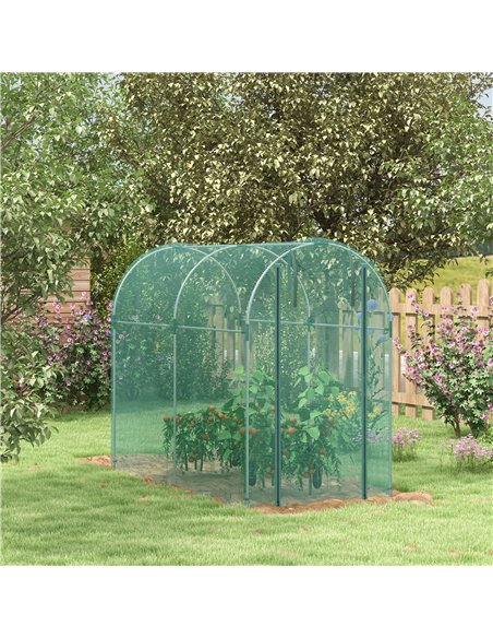 Outsunny 240 x 120cm Mini Polytunnel Greenhouse - pic 119785 | FastDaddyshop