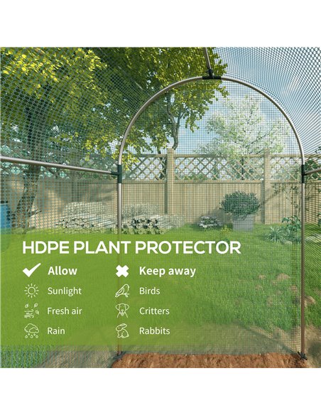 Outsunny 240 x 120cm Mini Polytunnel Greenhouse - pic 119787 | FastDaddyshop