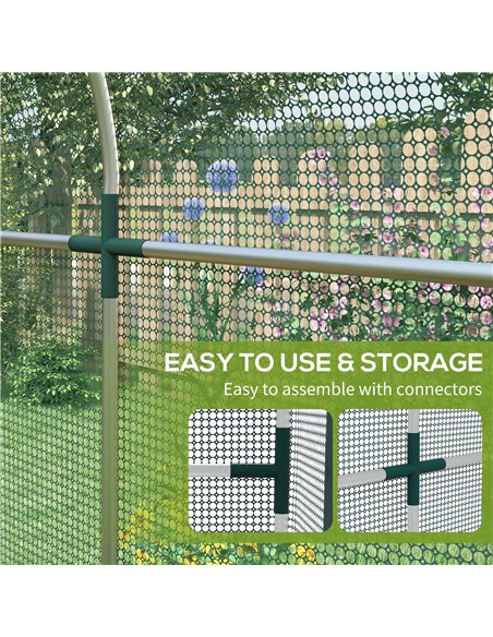 Outsunny 240 x 120cm Mini Polytunnel Greenhouse - pic 119788 | FastDaddyshop