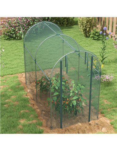 Outsunny 240 x 120cm Mini Polytunnel Greenhouse