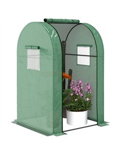 Outsunny 94 x 94cm Mini Portable Greenhouse - Green