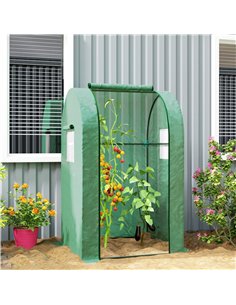 Outsunny 94 x 94cm Mini Portable Greenhouse - Green 2