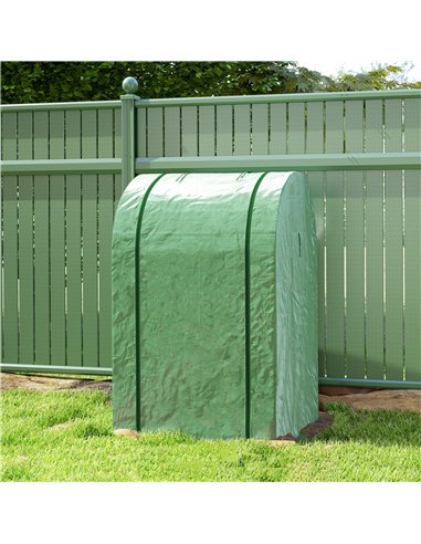 Outsunny 94 x 94cm Mini Portable Greenhouse - Green
