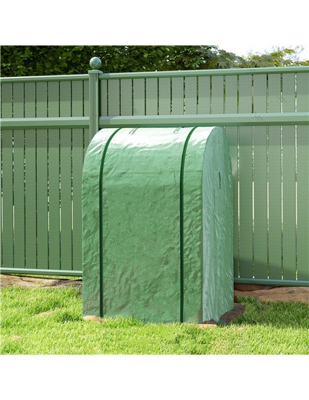 Outsunny 94 x 94cm Mini Portable Greenhouse - Green - pic 119881 | FastDaddyshop