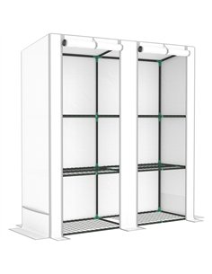 Outsunny Three-Tier Mini Greenhouse - White