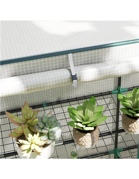 Outsunny Three-Tier Mini Greenhouse - White - pic 119962 | FastDaddyshop