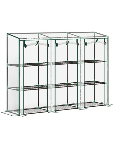Outsunny 46 x 215cm Nine-Shelf Greenhouse - pic 120018 | FastDaddyshop