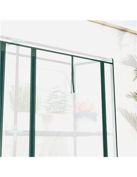 Outsunny 46 x 215cm Nine-Shelf Greenhouse - pic 120025 | FastDaddyshop