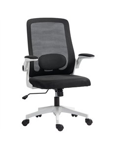 HOMCOM Mesh Back Adjustable Office Chair - Black