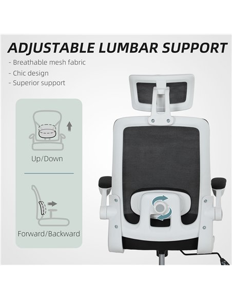 HOMCOM Multi-Adjust Office Chair - Black - pic 120346 | FastDaddyshop