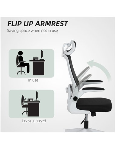 HOMCOM Multi-Adjust Office Chair - Black