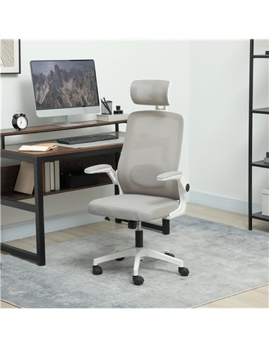 HOMCOM Multi-Adjust Office Chair - Grey