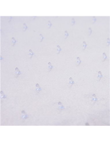 HOMCOM Office Carpet Protector Chair Mat Clear Spike Non Slip Studs Frosted Lipped