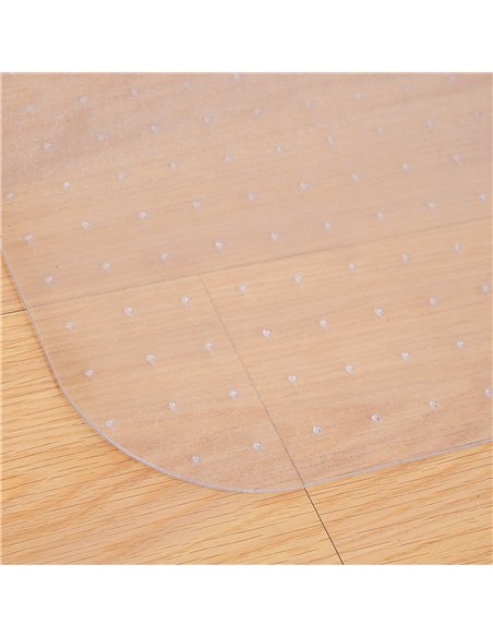 HOMCOM Office Carpet Protector Chair Mat Clear Spike Non Slip Studs Frosted Lipped - pic 120431 | FastDaddyshop