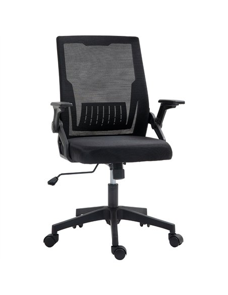 Vinsetto Office Chair, with Lumbar Support - Black - pic 120540 | FastDaddyshop