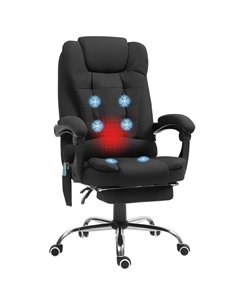 Vinsetto Heated 6 Points Vibration Massage Executive Office Chair Adjustable Swivel Ergonomic High Back Desk Chair Recliner with