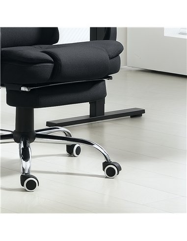 Vinsetto Heated 6 Points Vibration Massage Executive Office Chair Adjustable Swivel Ergonomic High Back Desk Chair Recliner with