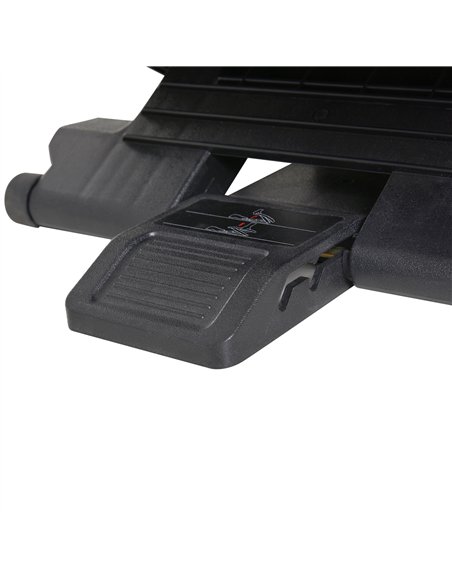 HOMCOM 0-30° Three-Height Under-Desk Support Footrest - Black - pic 120664 | FastDaddyshop