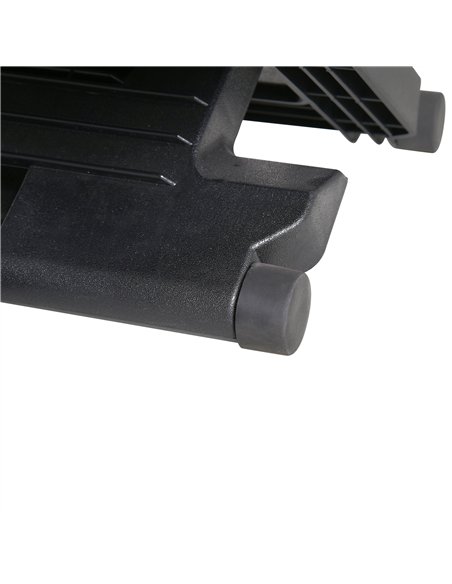 HOMCOM 0-30° Three-Height Under-Desk Support Footrest - Black - pic 120665 | FastDaddyshop