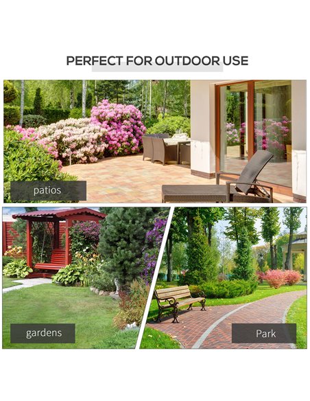 Outsunny Wooden Porch Swing Chair A-Frame Wood Log Swing Bench Chair With Canopy and Cushion for Patio Garden Yard - pic 12076 | FastDaddyshop