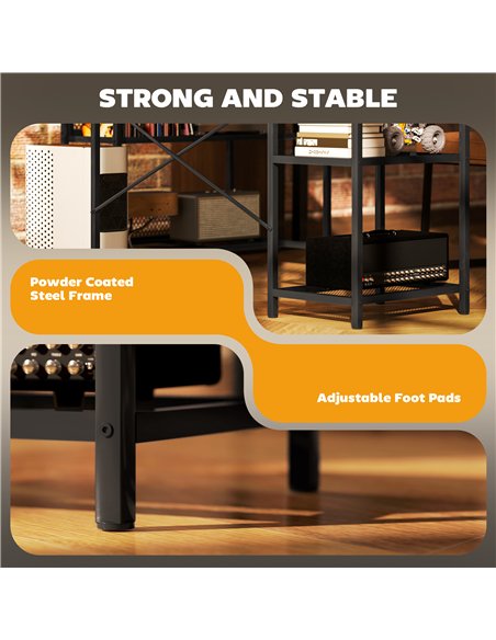 HOMCOM L Shaped Gaming Desk with LED Lights and Power Outlets, 150cm Corner Computer Desk with Monitor Stand and Storage Shelves - pic 120790 | FastDaddyshop