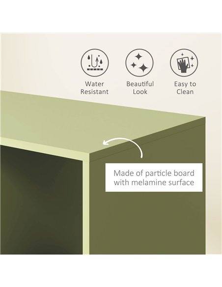 HOMCOM Open Wardrobe for Bedroom, Small Wardrobe on Wheels with Clothes Rail, Storage Shelves, Mobile Garment Rack for Clothes S - pic 121101 | FastDaddyshop