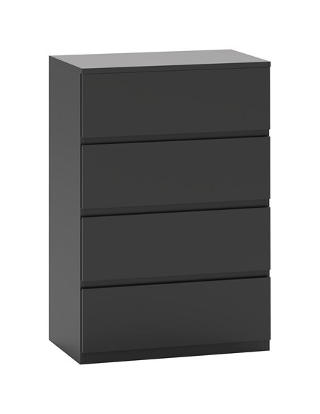 HOMCOM Chest of Drawers, 4-Drawer Storage Cabinets, Modern Dresser, Storage Drawer Unit for Bedroom - pic 121170 | FastDaddyshop