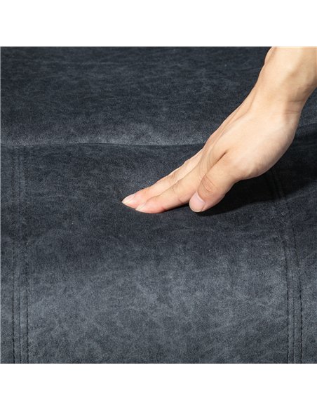 HOMCOM Microfibre Manual Reclining Armchair, with Footrest - Black - pic 121574 | FastDaddyshop