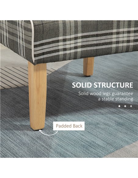 HOMCOM Modern Dining Chairs Set of 2, Accent Chair with Patterned Upholstery, Throw Pillows and Rubber Wood Legs, for Kitchen Li - pic 121751 | FastDaddyshop