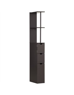 HOMCOM Tall Bathroom Cabinet, Freestanding Bathroom Storage Cabinet with 2-Tier Shelf and Drawers, Narrow Cupboard Storage Unit,
