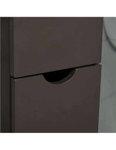 HOMCOM Tall Bathroom Cabinet, Freestanding Bathroom Storage Cabinet with 2-Tier Shelf and Drawers, Narrow Cupboard Storage Unit,