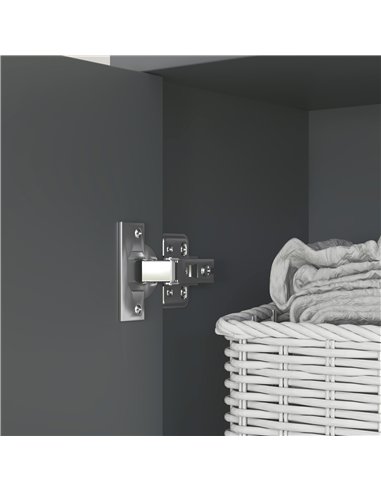 HOMCOM Tall Bathroom Storage Cabinet, Bathroom Storage Unit, Freestanding Bathroom Cabinet with Open Shelves and Drawer