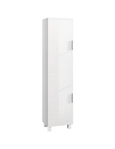 HOMCOM Tall Bathroom Cabinet, Freestanding Bathroom Cabinet with Adjustable Shelves and Double Doors