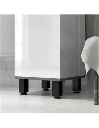 HOMCOM 190cm Slim Bathroom Storage Cabinet - White