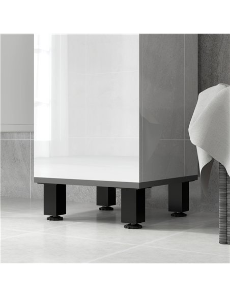 HOMCOM 190cm Slim Bathroom Storage Cabinet - White - pic 121915 | FastDaddyshop
