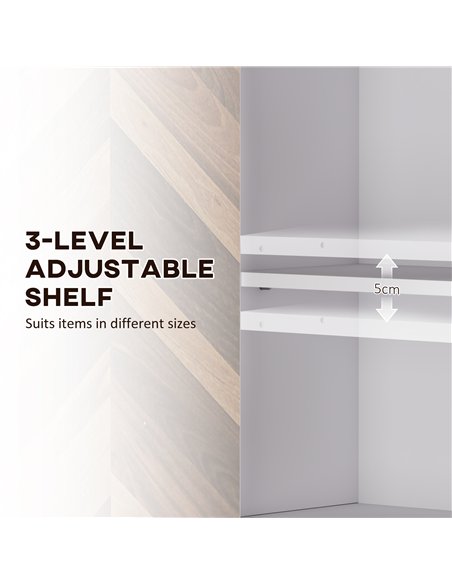 HOMCOM Bathroom Cabinet Wall Mounted, Bathroom Wall Cabinet Medicine Cabinet with 2 Doors, Adjustable Shelf, Walnut - pic 121985 | FastDaddyshop