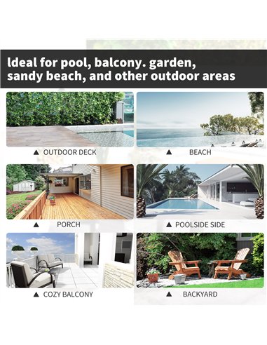 Outsunny 7-Piece Rattan Garden Furniture Set with Cushions, 6 Seater Garden Table and Chairs, Rattan Dining Set with 6 Armchairs