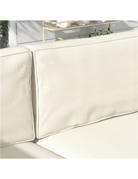 Outsunny Outdoor Replacement Seat Cushions for Rattan Furniture, 7 Seat Cushions and 7 Back Cushions for Patio Conversation Set - pic 122409 | FastDaddyshop